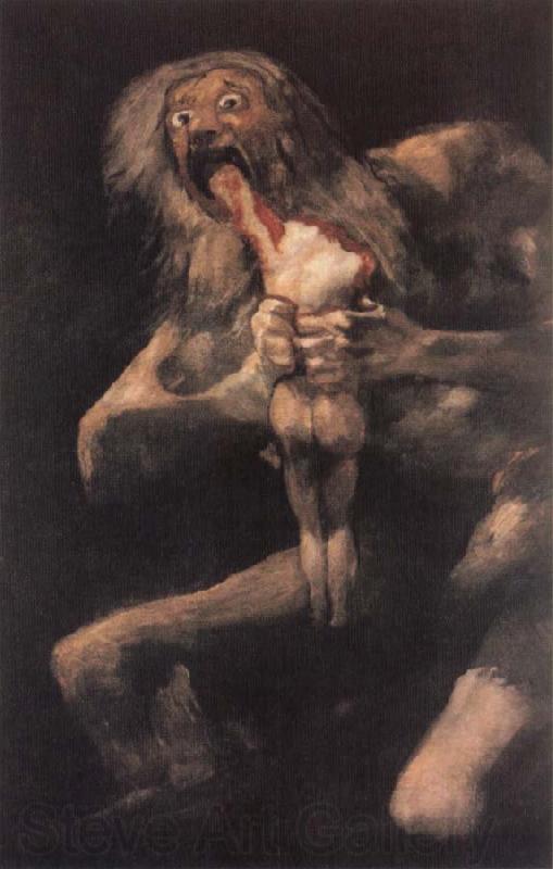 Francisco de goya y Lucientes Devouring One of his Children Norge oil painting art